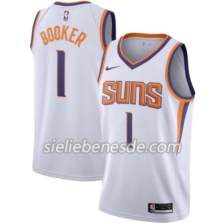 Herren NBA Phoenix Suns Trikot Devin Booker 1 Nike 2019-2020 Association Edition Swingman